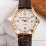 Swiss Clone Vacheron Constantin Fiftysix TW Cal.1326 Rose Gold-White Watches